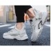 New Fashion Casual Clunky Sneaker ulzzang ins Running Shoes-White/Black-413568 New Fashion Casual Clunky Sneaker ulzzang ins Running Shoes-White/Black-413568