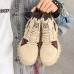 New Fashion Casual Clunky Sneaker ulzzang ins High Running Shoes-Khaki/Brown-7712403
