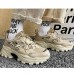 New Fashion Casual Clunky Sneaker ulzzang ins High Running Shoes-Khkai-8936386