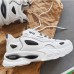 New Fashion Casual Clunky Sneaker ulzzang ins High Running Shoes-White/Black-1019987 New Fashion Casual Clunky Sneaker ulzzang ins High Running Shoes-White/Black-1019987