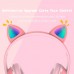 Flash Light Cute Cat Ears Wireless Headphone with Mic Control LED Kid Girl Stereo Music Helmet Phone Bluetooth Headset Gift-4214681