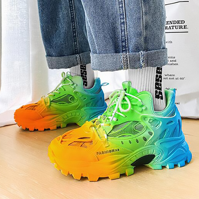 New Fashion Casual Clunky Sneaker ulzzang ins Running Shoes-Rainbow-4256542 New Fashion Casual Clunky Sneaker ulzzang ins Running Shoes-Rainbow-4256542