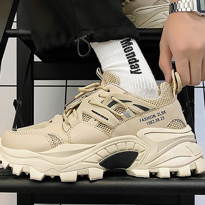 New Fashion Casual Clunky Sneaker ulzzang ins High Running Shoes-Khkai-8936386 New Fashion Casual Clunky Sneaker ulzzang ins High Running Shoes-Khkai-8936386