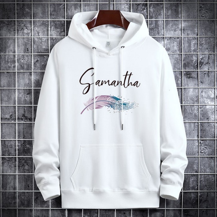 Autumn Winter Fashion Hooded Sweatshirt casual clothes-White-6341968 Autumn Winter Fashion Hooded Sweatshirt casual clothes-White-6341968