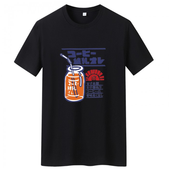 Fashion Summer Short sleeve T-shirt-Black-9381484 Fashion Summer Short sleeve T-shirt-Black-9381484