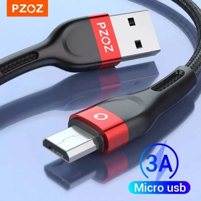 PZOZ Micro USB Cable Fast Charging Data Cord 2M 3M For Samsung S7 Xiaomi Redmi Note 5 Pro Android Mobile Phone MicroUSB Charger-9724532 PZOZ Micro USB Cable Fast Charging Data Cord 2M 3M For Samsung S7 Xiaomi Redmi Note 5 Pro Android Mobile Phone MicroUSB Charger-9724532
