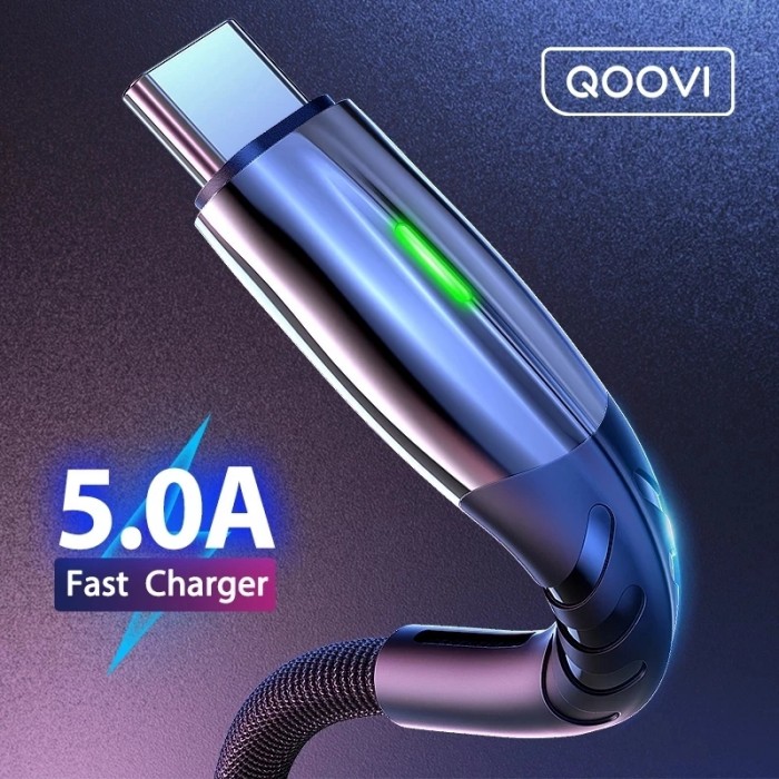 QOOVI 5A USB Type C Cable Micro USB Fast Charging Mobile Phone Android Charger Type-C Data Cord For Huawei P40 Mate 30 Xiaomi 12-8184244 QOOVI 5A USB Type C Cable Micro USB Fast Charging Mobile Phone Android Charger Type-C Data Cord For Huawei P40 Mate 30 Xiaomi 12-8184244