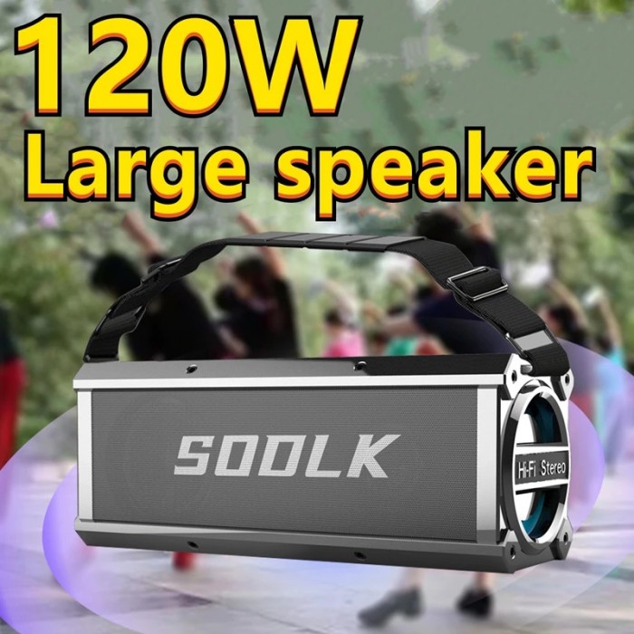 120W High Power Bluetooth speaker outdoor subwoofer portable wireless speaker TWS stereo audio with microphone caixa de som-5502793 120W High Power Bluetooth speaker outdoor subwoofer portable wireless speaker TWS stereo audio with microphone caixa de som-5502793