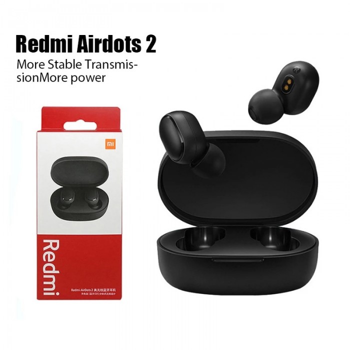 New Xiaomi Redmi Airdots 2 Wireless Bluetooth Headset with Mic Earbuds Airdots 2 Fone Bluetooth Earphones Wireless Headphones-6424050 New Xiaomi Redmi Airdots 2 Wireless Bluetooth Headset with Mic Earbuds Airdots 2 Fone Bluetooth Earphones Wireless Headphones-6424050