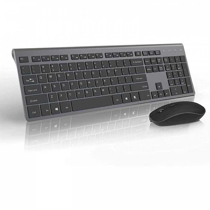 Rechargeable Wireless Keyboard Mouse 2.4G Full Size Thin Ergonomic And Compact Design For Laptop PC Desktop,Computer Windows-1732600 Rechargeable Wireless Keyboard Mouse 2.4G Full Size Thin Ergonomic And Compact Design For Laptop PC Desktop,Computer Windows-1732600