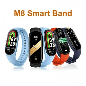 M8 Smart Band Wristbands Sports Modes Heart Rate Tracker Message Reminder Wearable Smart Watch Smart Band 8 wholesales 6pcs-7777189